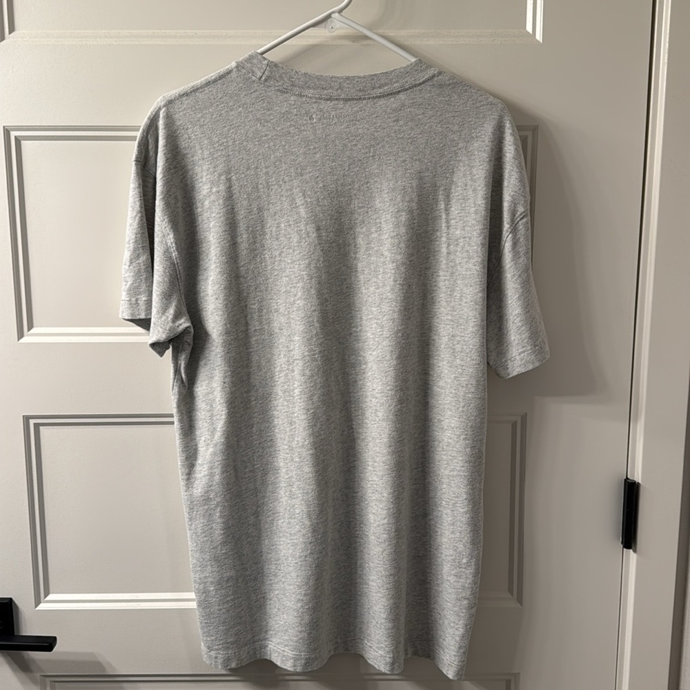 Mens Abercrombie & Fitch Short-Sleeve T-Shirt, Size Large, Heather Grey - Picture 3 of 3